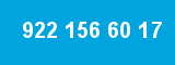 922 156 60 17